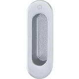 HOPPE Hebeschiebetürmuschel Omega außen oval Aluminium Silber eloxiert