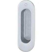 HOPPE Hebeschiebetürmuschel Omega außen oval Aluminium Silber eloxiert