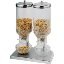 APS Müslispender Duo Fresh & Easy glänzend, silber 2 x 4,5 l, 1 St.