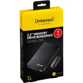 Intenso Memory Drive 1 TB USB 3.0 schwarz + USB-Stick