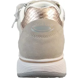 Gabor Damen Sneaker Frauen Halbschuhe,Wechselfußbett,Sportschuhe,Freizeitschuhe,Turnschuhe,Laufschuhe,oasi/Ivory Kombi,39 EU / 6 UK