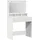 vidaXL Schminktisch mit Regal Weiß 79x41x135 cm