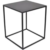 Loft42 Beistelltisch quadratisch - schwarzes Metall - 38x38x40