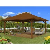 SKANHOLZ Cannes 5,69 x 5,69 m Nussbaum