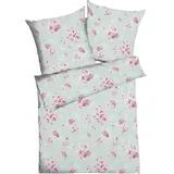 KAEPPEL Interlock Jersey Bettwäsche Delicate Poppies mint