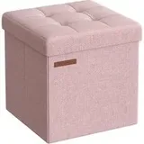30 cm Sitzbank mit Stauraum pastellrosa