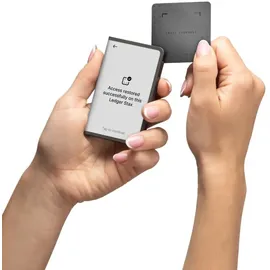 Ledger Stax Crypto Hardware-Geldbörse graphite + Recovery Key
