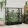 vidaXL Hochbeet mit Rankgitter und Dach 164 x 40 x 123 cm Schwarz
