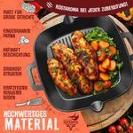 Kesser Gusseisen Grillpfanne 30 cm