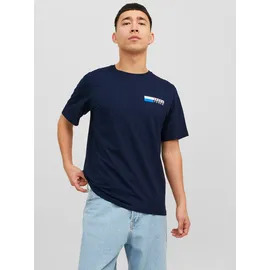 JACK & JONES Rundhalsshirt »JJECORP LOGO TEE PLAY SS O-NECK NOOS«, blau