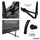 chefgastro Bierbank 180 x 43 x 43 cm Schwarz