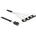 Festplatten Anschlusskabel 1x Mini-SAS-Buchse 4x SATA-Stecker 7pol 50 m Schwarz