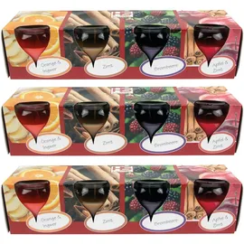 HS Candle Duftkerzen Selection 12er Pack Winter Spice