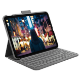 Logitech Slim Folio für iPad 10 2022 grau QWERTZ