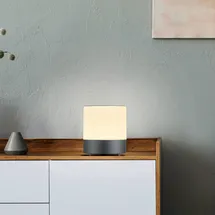 Bankamp Button Tischleuchte LED, anthrazit matt - 18.5 cm