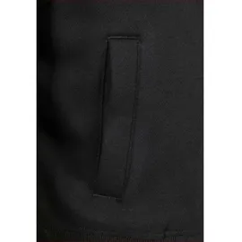 URBAN CLASSICS Inset College Jacke Black / White 158-164 cm
