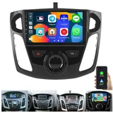ESSGOO Carplay Für Ford Focus MK3 2011-18 Autoradio Android 15 GPS NAVI Autoradio (Digitalradio (DAB), 4+64GB(optional), RDS, AM, FM, Carplay Android Auto Bluetooth EQ USB GPS Navi WIFI Touchscreen)