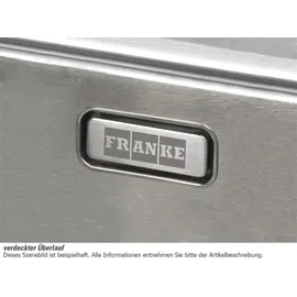 Franke Argos AGX 251 G Edelstahl + Druckknopfventil