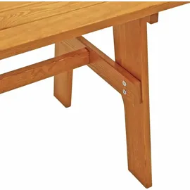 DEGAMO Freital Set 3-tlg. Tisch 200 x 70 cm braun