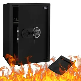 bestpriceparts Safe Zimmersafe Möbeltresor Wandtresor Geldschrank Elektronikschloss 35x50x31 cm