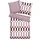 Tom Tailor Soft-Renforcé Bettwäsche kariert Lila 135 x 200 cm + 80 x 80 cm