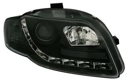 Kristall-Scheinwerfer DAYLIGHTS für AUDI A4 (2004-2008) - schwarz