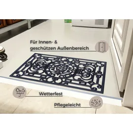 HANSE HOME Pineapple 45 x 75 cm Schwarz