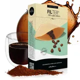 inum® COFFEE FILTERS No. 4, 100 Kaffeefilter Größe 4, Braune Filtertüten, Papier-Kaffeefilter, FSC Zertifiziert, Filtertüten für Kaffeepulver, Passend für Kaffeemaschinen der Größe 4 (20)
