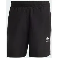 Adidas Originals adicolor 3-Streifen Badeshorts Black / White S