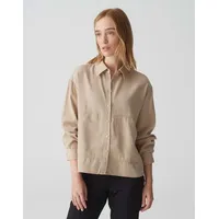 Opus Damen Langarmbluse | Hemdbluse FJURI Regular aus Lyocell