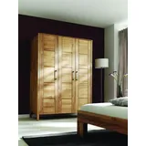 Massivholz Kleiderschrank 3-trg Kernbuche massiv geölt