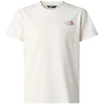 The North Face Kinder Voyage Relaxed Short Sleeve T-Shirt, White Dune, 158