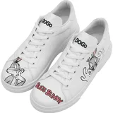 DOGO Damen Ace Sneakers Sneaker, White, 39 EU
