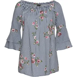 LASCANA Carmenbluse mehrfarbig 40