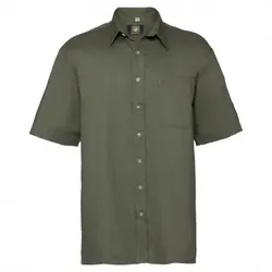 OS Trachten Herren Halbarmhemd Springender Hirsch, 43/44