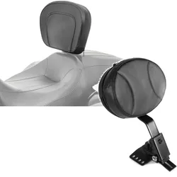 Set: Fahrer Rückenlehne + Fahrer Rückenlehne Round passend für Harley Davidson Touring 97-24
