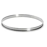 De Buyer Tortenring, gerollter Rand, Edelstahl, Höhe 2 cm, Durchmesser, 22 cm