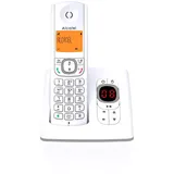 Alcatel F530, DECT-Telefon, Kabelloses Mobilteil, Freisprecheinrichtung, 50 Eintragungen, Anrufer-Identifikation, Grau, Weiß - Grau/Weiß