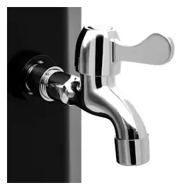 vidaXL Solardusche schwarz 35 l