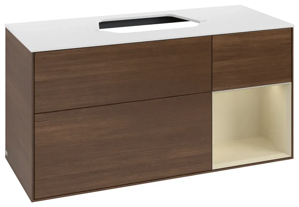 Villeroy & Boch Waschbeckenunterschrank Finion F42 1200x603x501mm m Bel FK/RE/AP: GN/HJ/1 F421HJGN