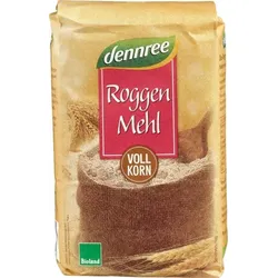 dennree Roggenvollkornmehl bio 1kg