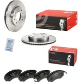 Brembo BREMSSCHEIBEN + BREMSBELÄGE VORNE FÜR HYUNDAI I20 IHYUNDAI KIA