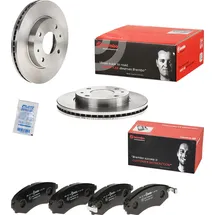 Brembo BREMSSCHEIBEN + BREMSBELÄGE VORNE FÜR HYUNDAI I20 IHYUNDAI KIA
