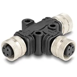 Delock Netzwerk-Splitter - M12 (4-polig) (W)