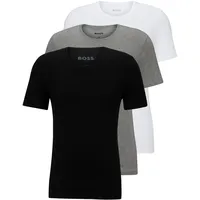 Boss T-Shirt »T-Shirt Rundhals«, mit dezentem BOSS Logo-Print BOSS assorted_pre-pack, grau-meliert, schwarz999