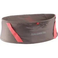 Salomon Pulse belt grau rot unisex - Iron / Neon Flame - M