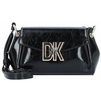 DKNY Downtown Umhängetasche Leder 21 cm blk-gold