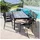 habitat garten Lagos 140/280 x 90 x 76 cm Grau