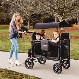 wonderfold W4 Luxe Bollerwagen schwarz