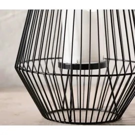 Dehner Solarlaterne Vilaflor Ø 26 x 34 cm schwarz